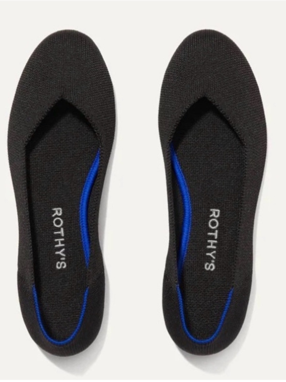 Rothy’s The Flat Black Ballet Flats – Size 8